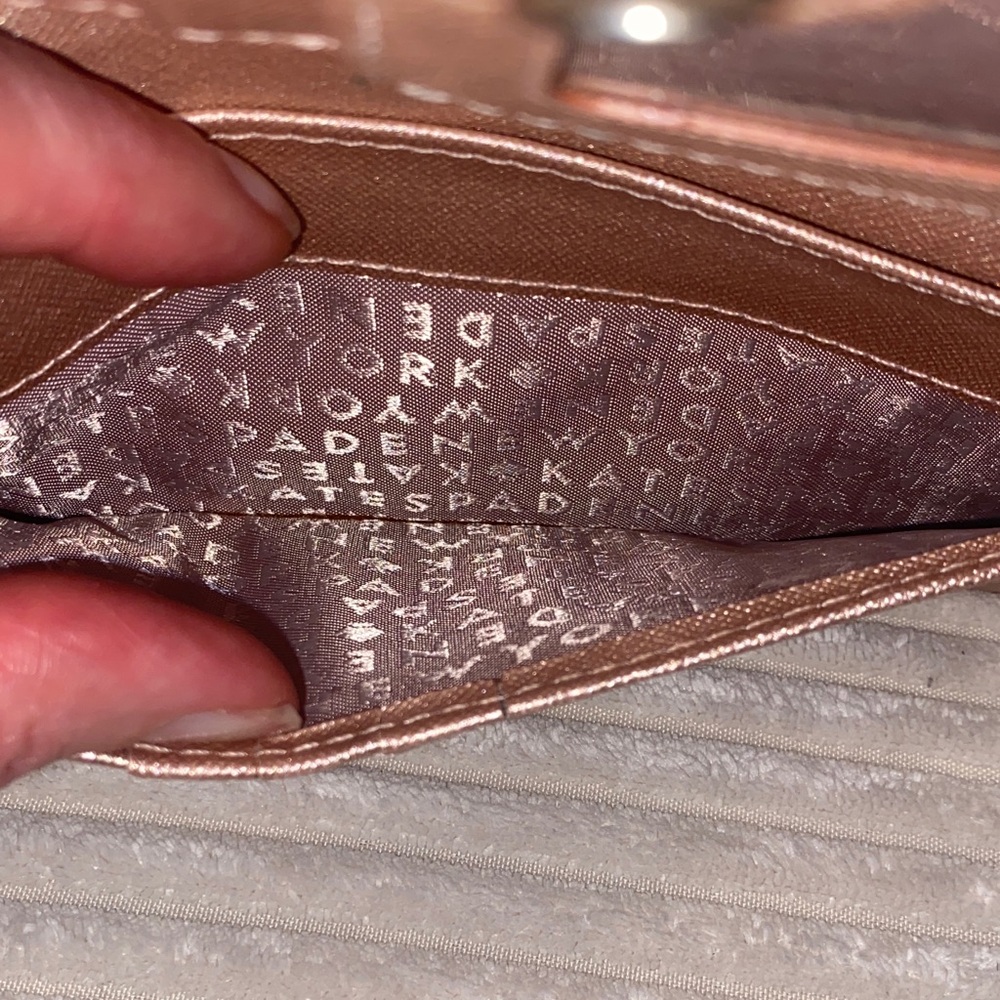 Kate Spade Metallic pink Wallet - Picture 6 of 10